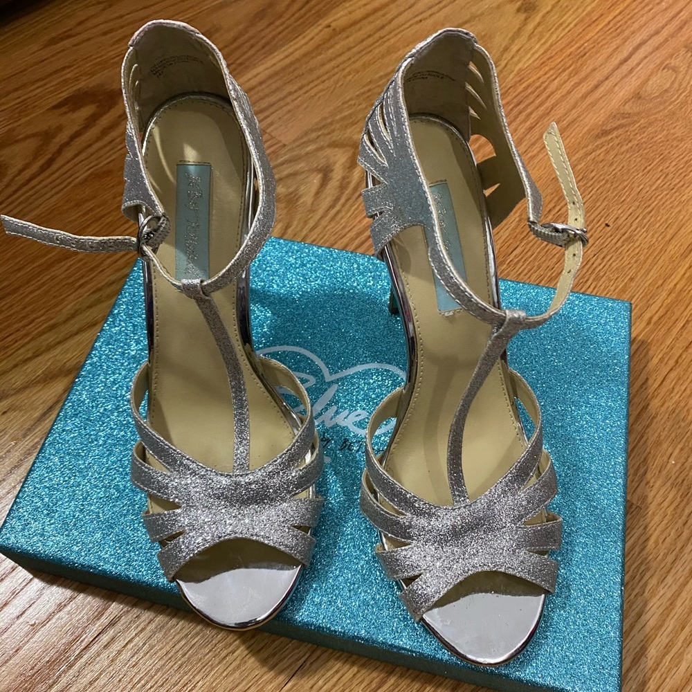 Sparkly high heels